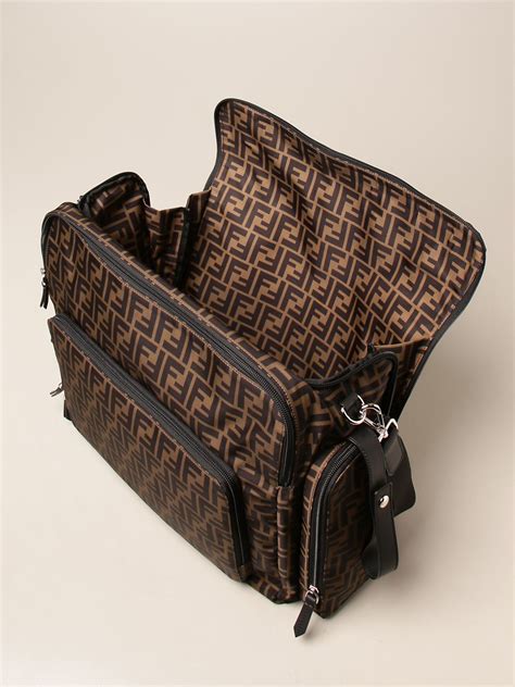 fendi diaper bag brown|designer diaper bag for mom.